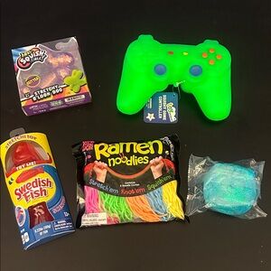 NeeDoh Bundle Nee Doh Ramen Noodlies Cube Dog Swedish Fish Game Controll Squishy